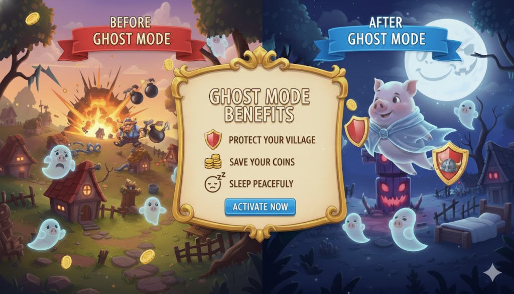 Benefits of Using Ghost Mode in Coin Master